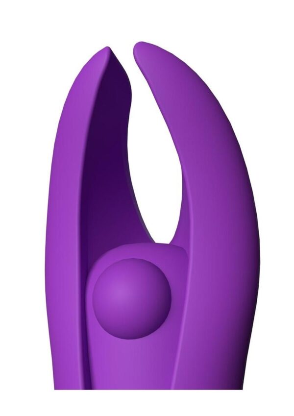 4T Demon Silicone Mini Clitoral Stimulating Vibrator - Grape - Image 4