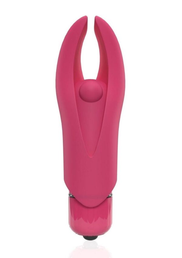 4T Demon Silicone Mini Clitoral Stimulating Vibrator - Strawberry - Image 2