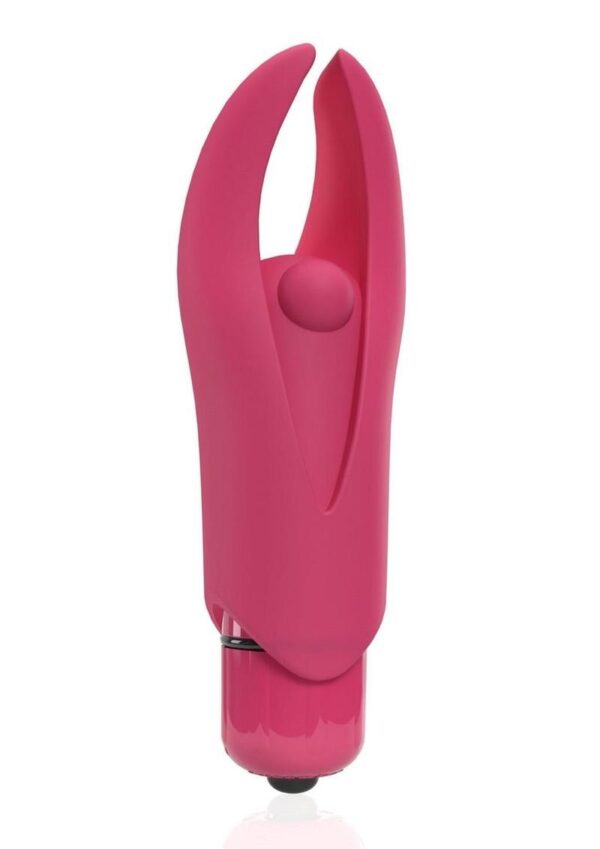 4T Demon Silicone Mini Clitoral Stimulating Vibrator - Strawberry - Image 3