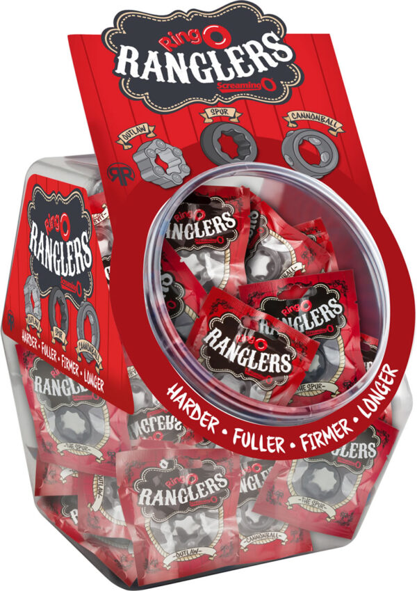 RingO Ranglers Cock Rings Fish Bowl - Assorted (30 each per bowl) - Image 2