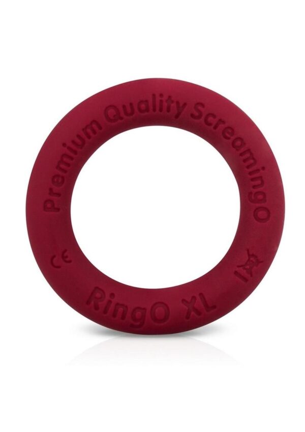 RingO Ritz XL Individual Ring Silicone - Red - Image 4