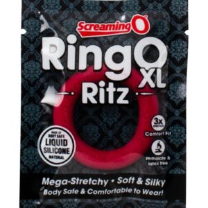 RingO Ritz XL Individual Ring Silicone - Red