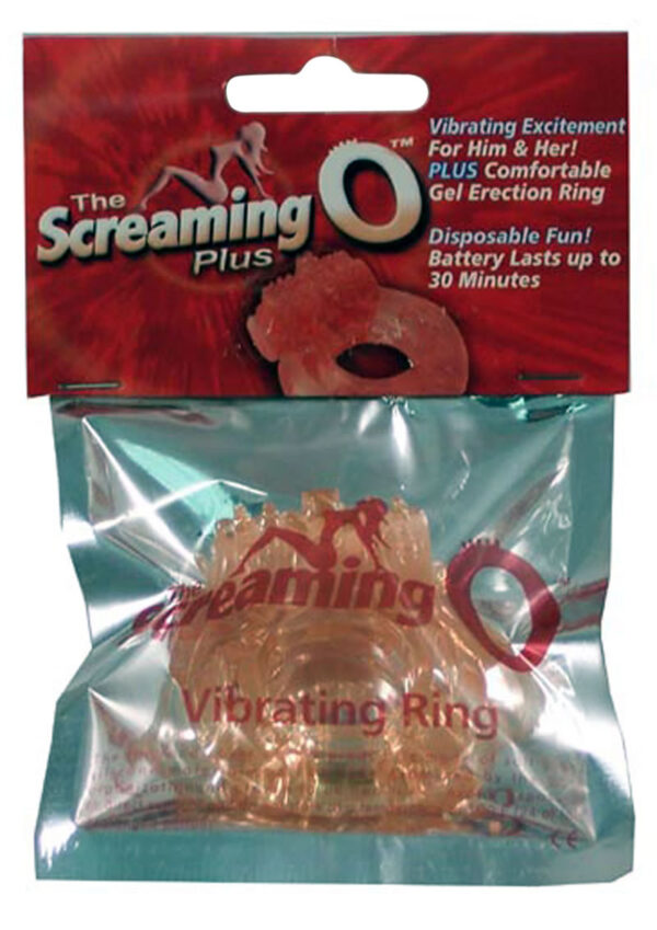 Screaming O Plus Silicone Cock Ring - Vanilla
