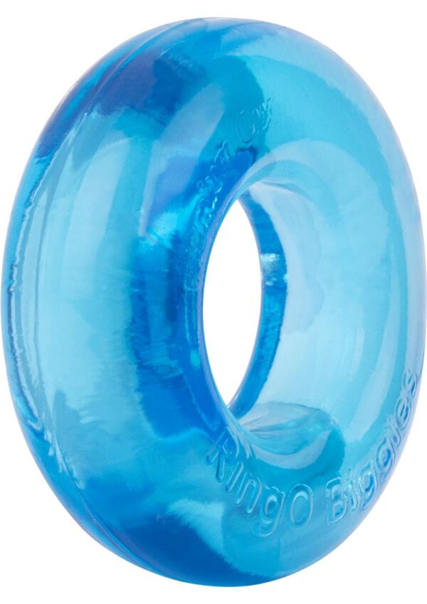 RingO Biggies Cock Ring Waterproof - Blue - Image 2