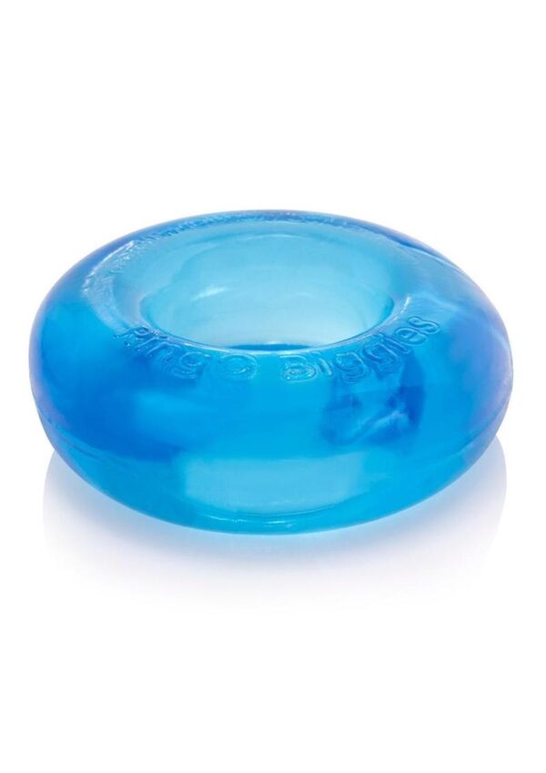 RingO Biggies Cock Ring Waterproof - Blue - Image 3