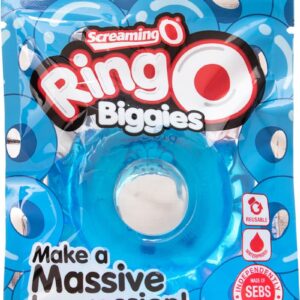 RingO Biggies Cock Ring Waterproof - Blue