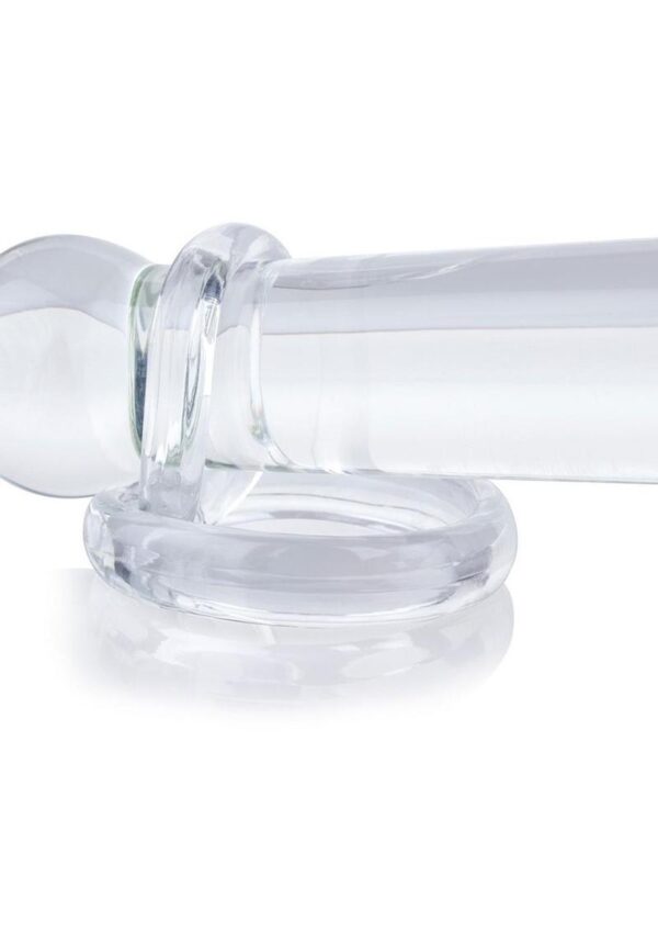 RingO 2 Stretchy Cock Ring with Testicle Sling - Clear - Image 4