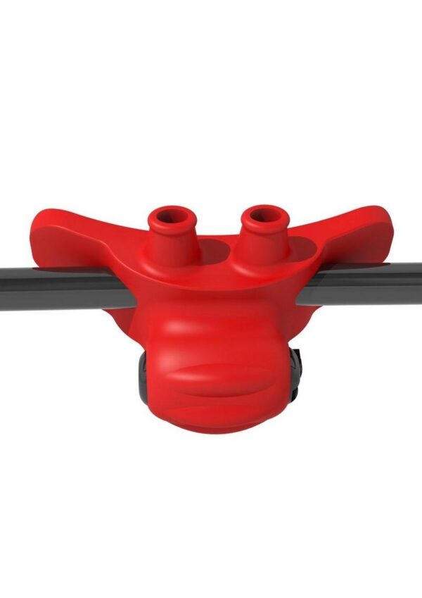 SnorkelO Silicone Oral Vibrator - Black/Red - Image 3