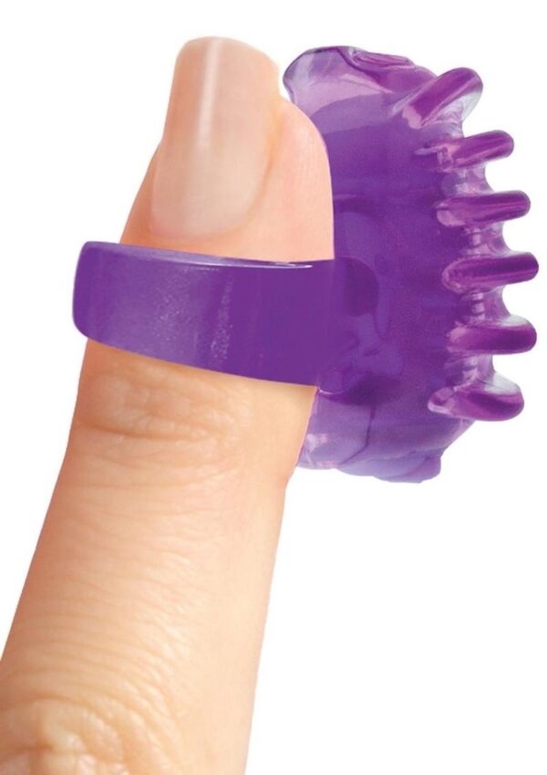 Fing O Tips Silicone Finger Massagers - Purple - Image 4