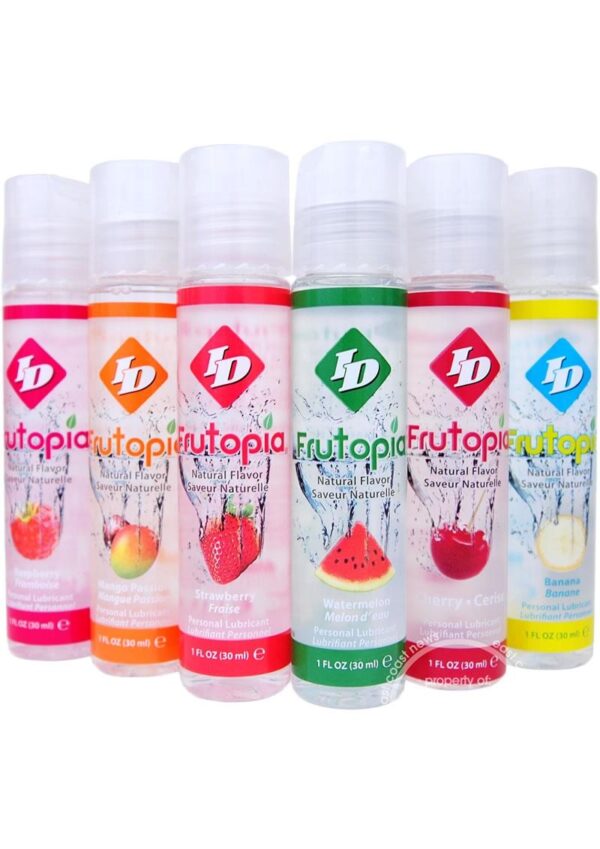 Frutopia Natural Flavor Water Based Personal Lubricant Assorted 1 Ounce 12 Each Per Display - Image 2
