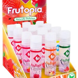 Frutopia Natural Flavor Water Based Personal Lubricant Assorted 1 Ounce 12 Each Per Display