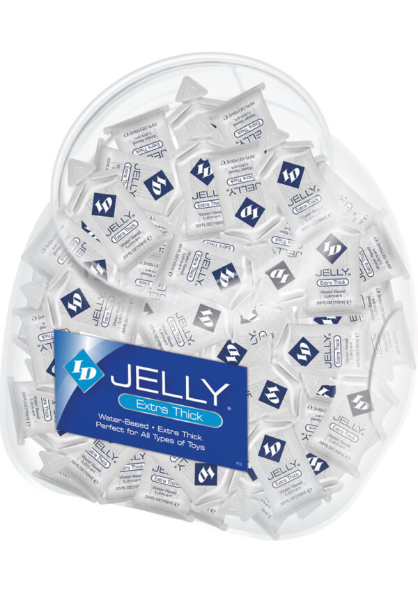 ID Jelly Lubes Waterbased Lubricant 10 Milliliter Pillows 144 Each Per Bowl - Image 2