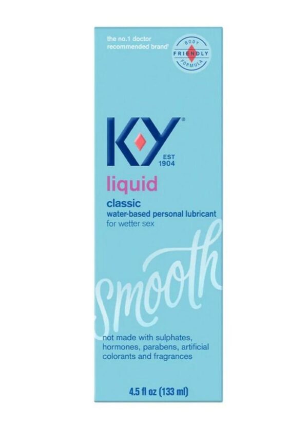 KY Natural Feeling Liquid Personal Water Based Lubricant 4.5oz
