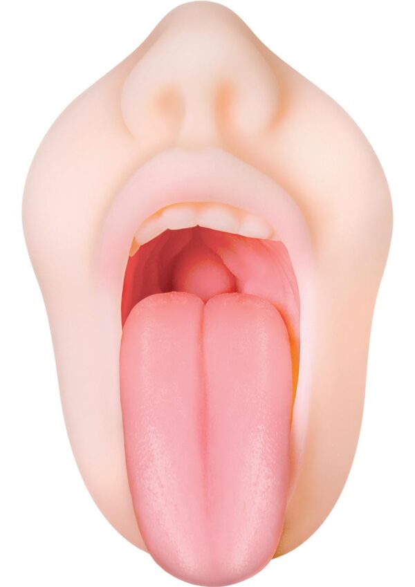 Zero Tolerance Real Mouth Stroker Masturbator with DVD - Vanilla - Image 2