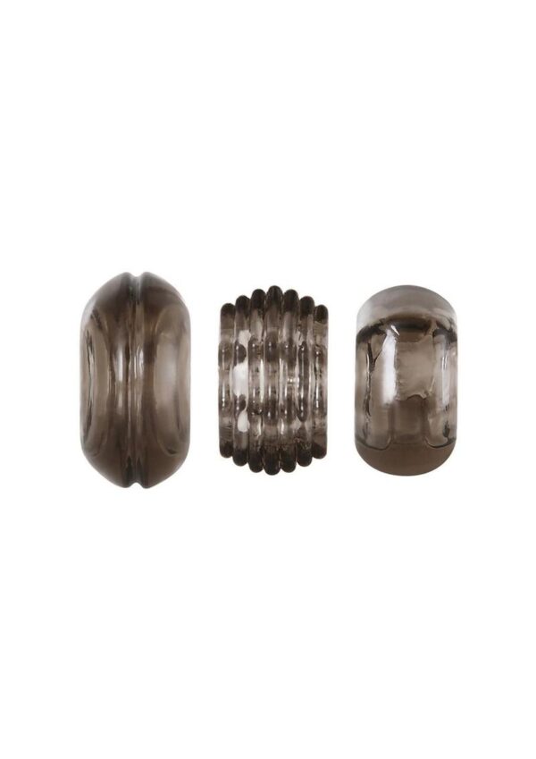 Zero Tolerance Triple Thick Cock Ring Kit (3 piece kit) - Smoke - Image 4