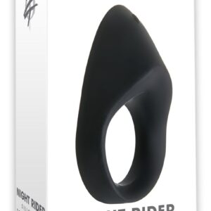 Zero Tolerance Night Rider Rechargeable Silicone Cock Ring - Black