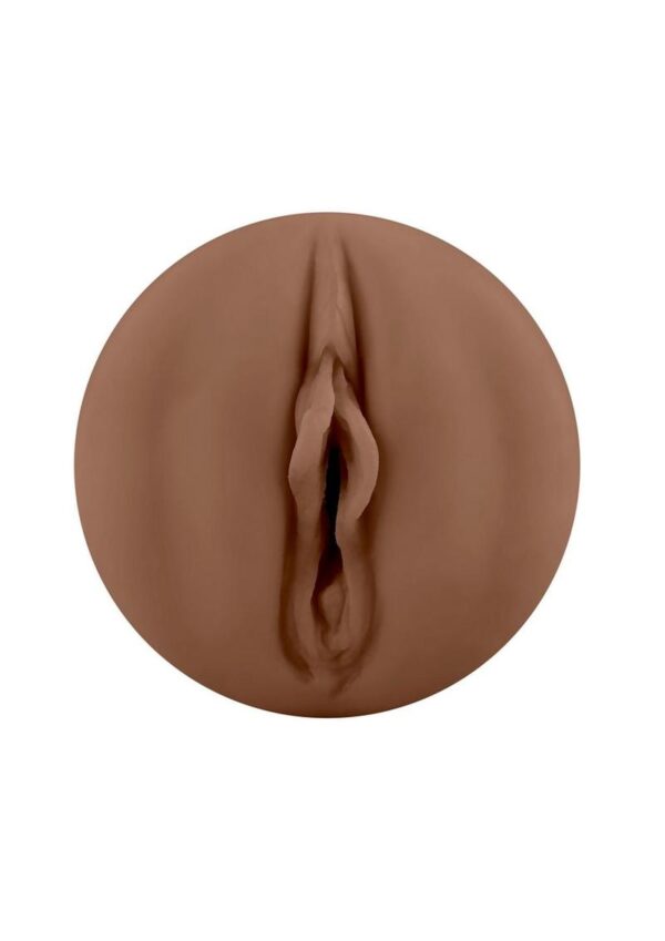 Zero Tolerance Tight Lipped Rechargeable Pussy Masturbator - Chocolate - Image 3