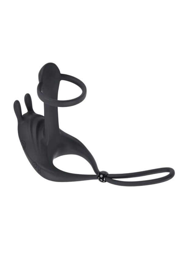 Zero Tolerance Saddle Up Rechargeable Silicone Cock Ring - Black - Image 2