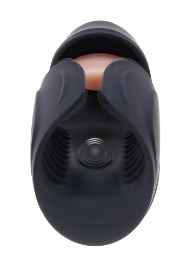 Zero Tolerance Lick the Tip Rechargeable Silicone Mouth Masturbator - Black - Image 3