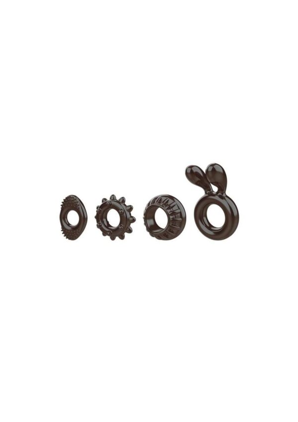 Zero Tolerance Ring My Bell Cock Ring Kit (4 piece kit) - Smoke - Image 3