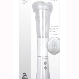 Zero Tolerance Sucking Good Rechargeable Vibrating Masturbator - Vanilla