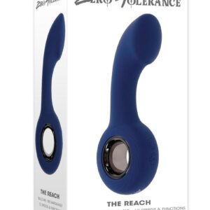 Zero Tolerance Reach Rechargeable Silicone Prostate Stimulator - Blue
