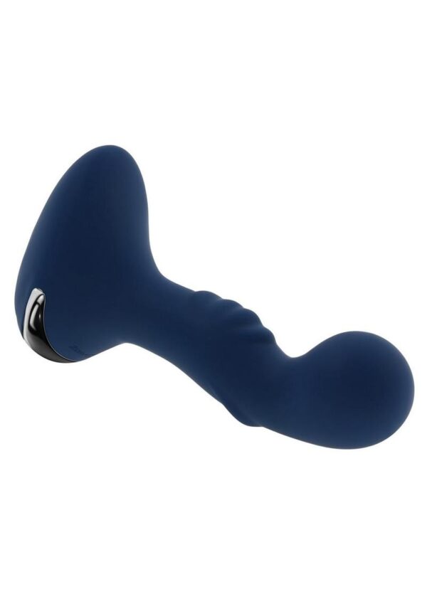 Zero Tolerance Blue Oasis Rechargeable Silicone Vibrating Anal Plug - Blue - Image 2