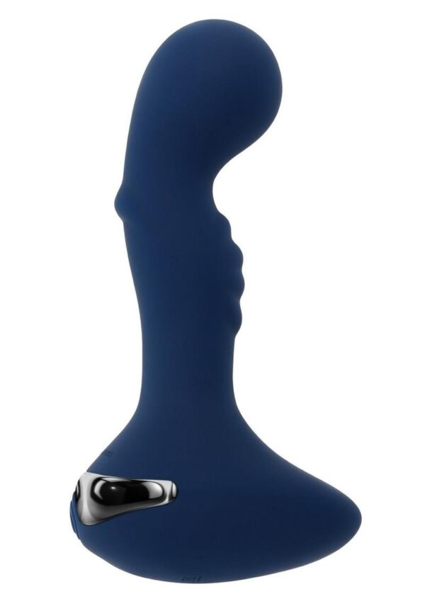 Zero Tolerance Blue Oasis Rechargeable Silicone Vibrating Anal Plug - Blue - Image 3