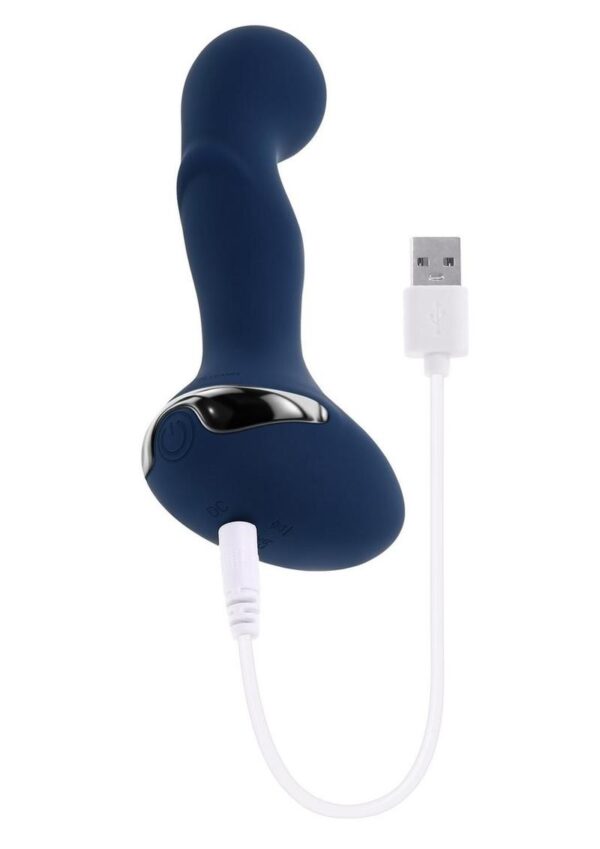 Zero Tolerance Blue Oasis Rechargeable Silicone Vibrating Anal Plug - Blue - Image 4