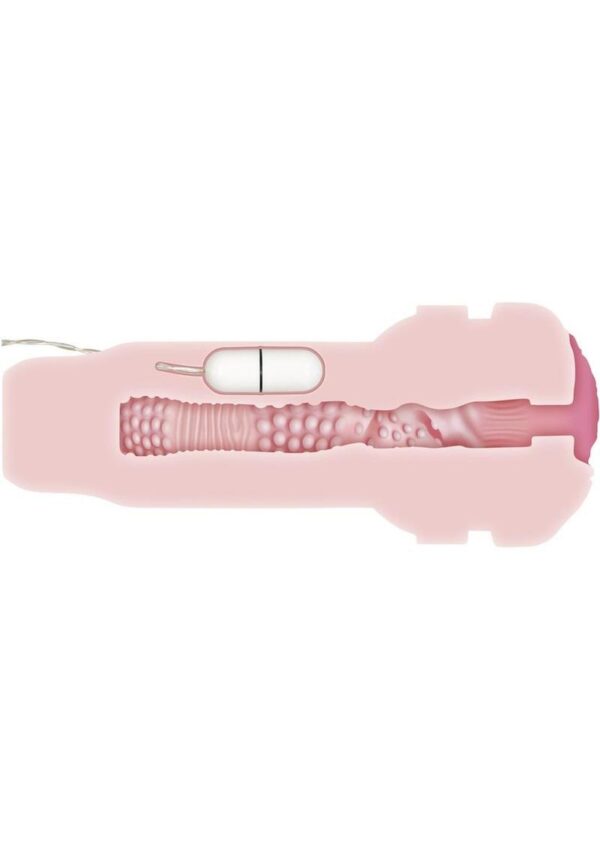 Zero Tolerance Shell Shock Rechargeable Vibrating Pussy Stroker with DVD Download - Black - Image 4