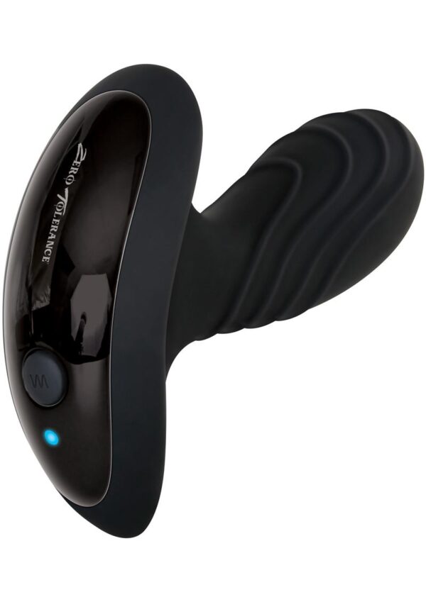 Zero Tolerance The Gentleman Rechargeable Silicone Vibrating Prostate Massager - Black - Image 2
