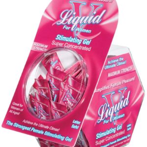 Liquid V Female Stimulating Gel (50 Per Bowl)