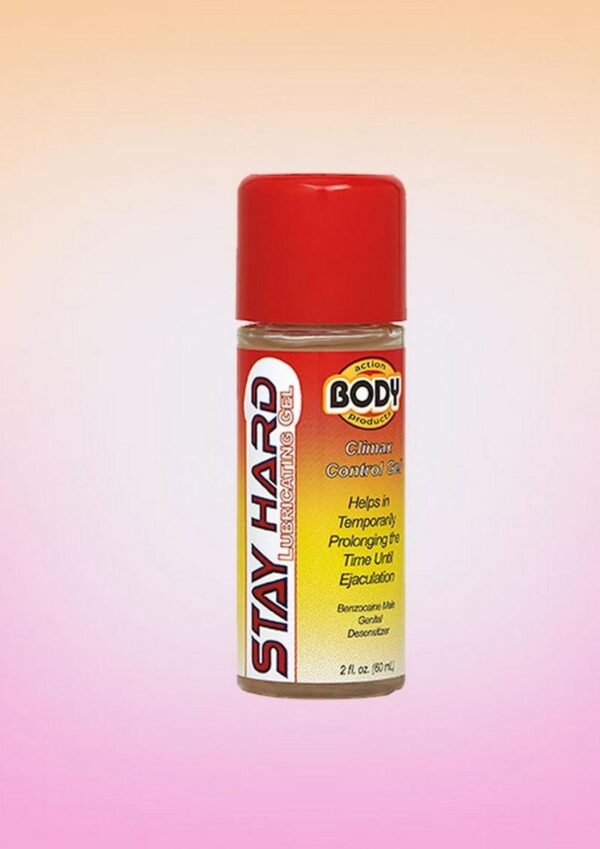 Body Action Stayhard Water Based Lubricant 2 oz