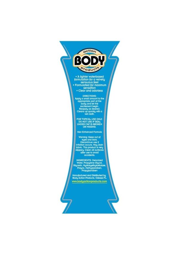 Body Action Ultra Glide Water Based Lubricant 2.2 oz - Image 2